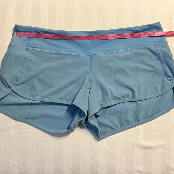 Lululemon 2.5” Speed Up Shorts, Lined, Sky Blue, Size 10. - Picture 8 of 15
